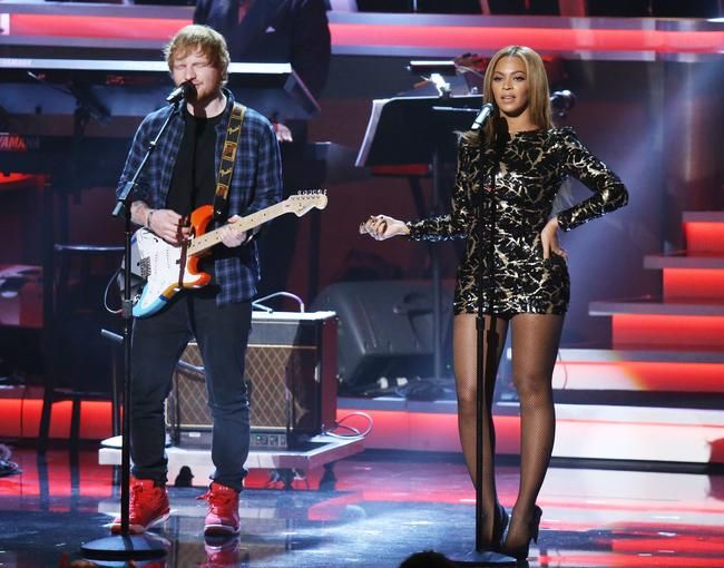 Beyoncé ve Ed Sheeran 'Mükemmel Düeti' Yapıyor