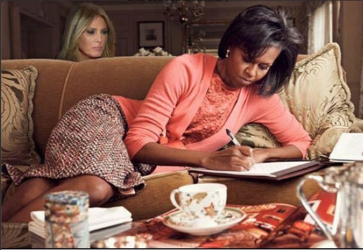 Melania je plagirala Michelle Obama - Meme 10