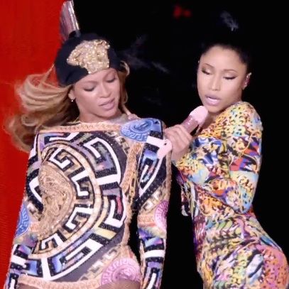 Kõik silmad meemidel: Nicki Minaj ja Beyonce esitlevad