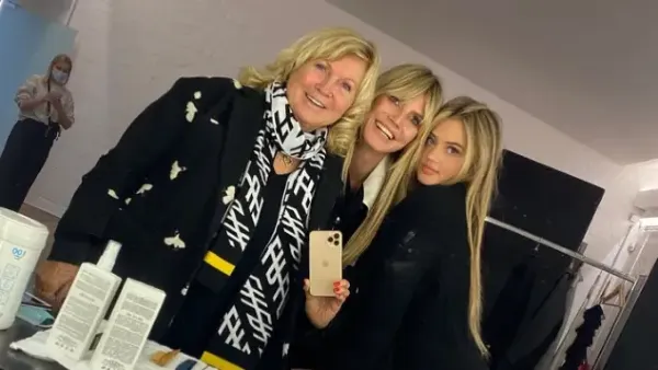 Erna Klum, Heidi Klum und Leni Klum