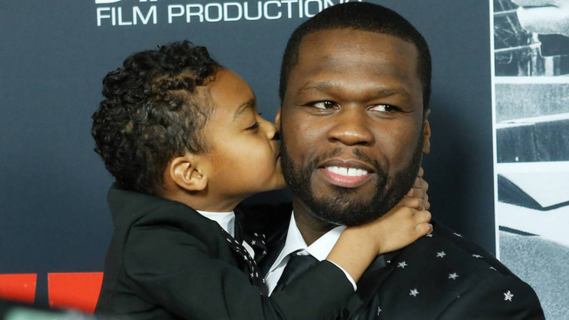 50 Cent يفخر بلحظة أبي مع حصول ابنه على لقب 'طالب الشهر