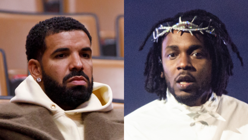 Дрейк забелязан на Big Steppers Tour Stop Stop на Kendrick Lamar в Торонто: „Беше ли Petty Drake?“