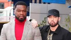   50 Cent Anmeldelser Eminem's 'The Death Of Slim Shady' Album