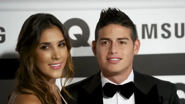 James Rodriguez und Daniela Ospina