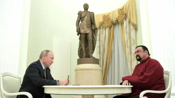 Steven Seagal und Putin 
