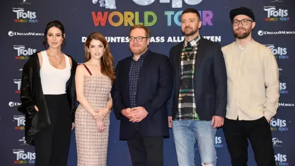 Lena Meyer-Landrut, Anna Kendrick, Walt Dohrn, Justin Timberlake und Mark Forster