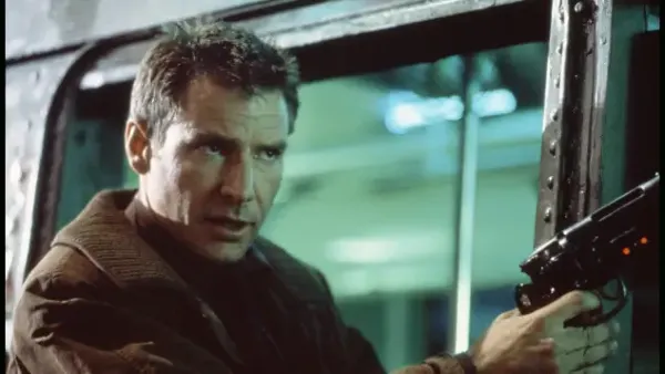 Harrison Ford in Blade Runner
