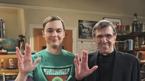 Jim Parsons und Leonard Nimoy